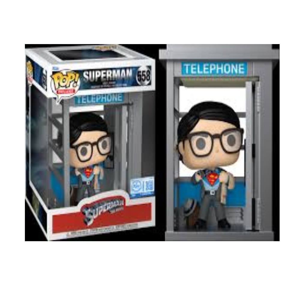 Funko Pop Deluxe Dc Comics - Superman (with Booth) (special Edition) No:558