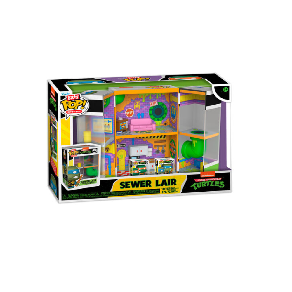 Funko Bitty Pop Box Teenage Mutant Ninja Turtles -Sewer Lair