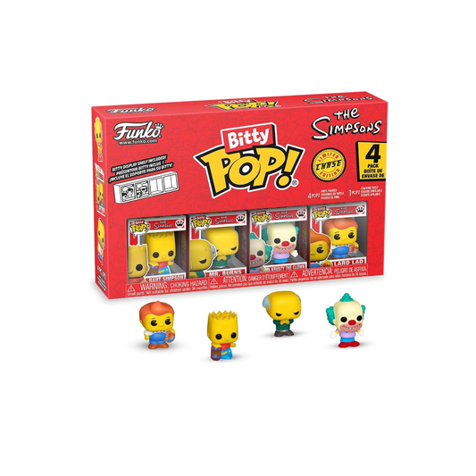 Funko Bitty Pop 4-Pack The Simpsons - Bart Simpson, Mr. Burns, Krusty The Clown, Lard Lad