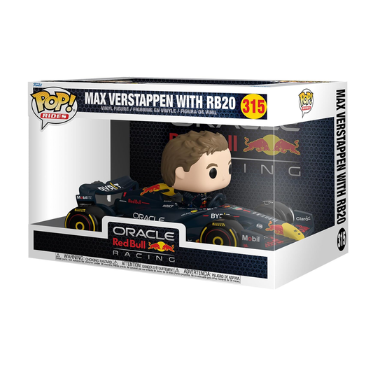 Funko POP Super Deluxe: Oracle Red Bull Racing - Max Verstappen with RB20