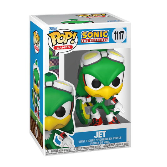 Funko POP Games: Sonic- Jet the Hawk with board