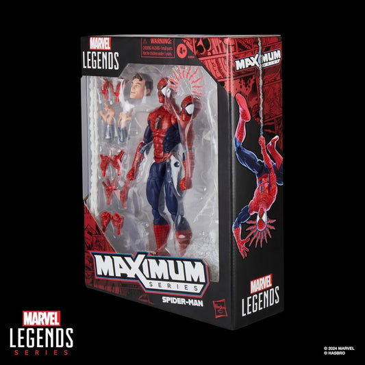 Marvel Legends Maximum Series Spider-Man (Spider-Man Comic) Aksiyon Figürü