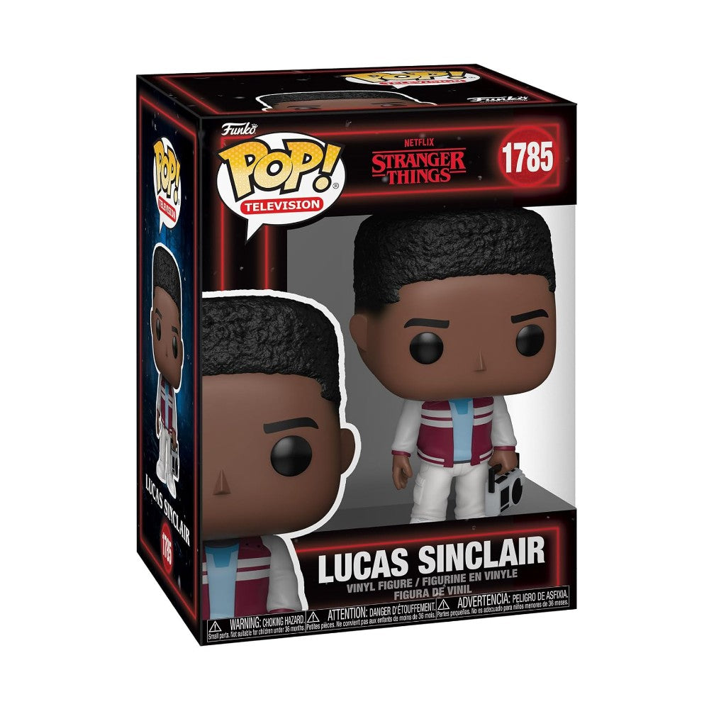 Funko POP TV: Stranger Things- Lucas Sinclair with Boombox – Start