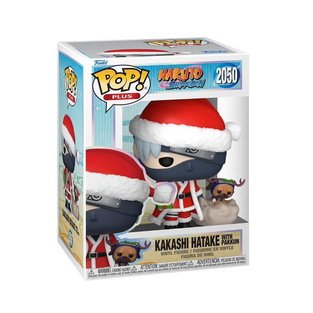 Funko POP Plus : Naruto -Kakashi Hatake with Pakkun (Holiday Outfit)