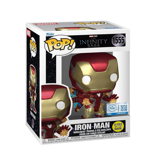 Funko Pop Plus: End Game- Iron Man Beams Glow in the Dark Special Edition