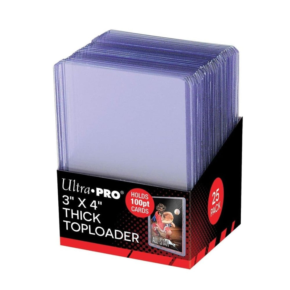Ultra Pro 7,5cm X 10cm Thick Toploader 100pt Kalın 25'li