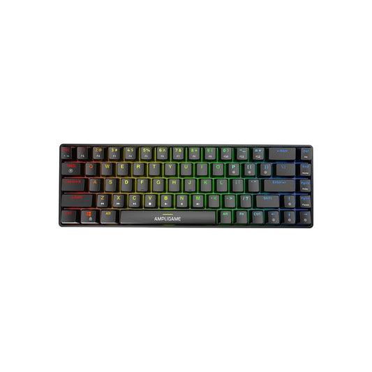 Ampligame Gk1 Rgb Red Switch Mekanik Klavye