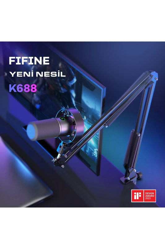 K688 - FIFINE XLR/USB DINAMIK MIKROFON