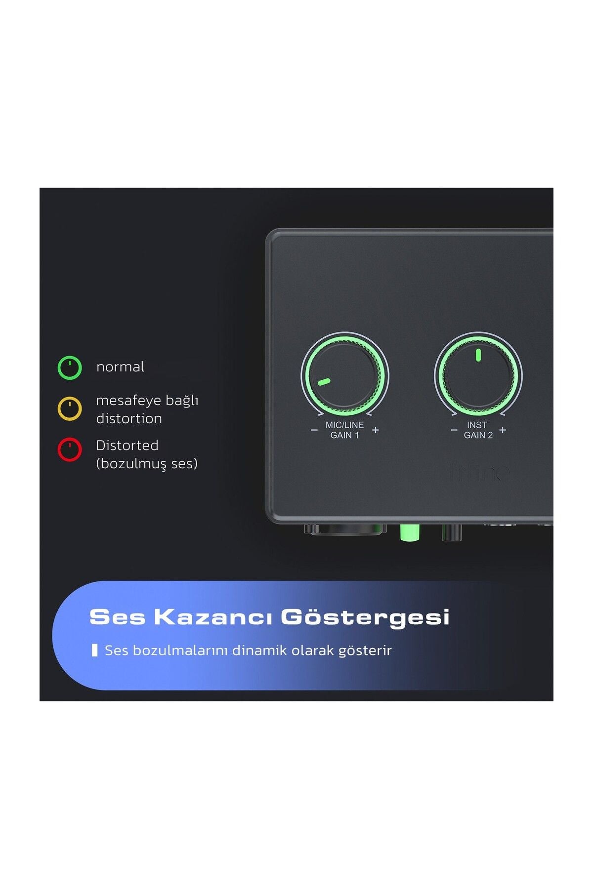 Fifine Ampli1 (SC1) USB Ses Kartı