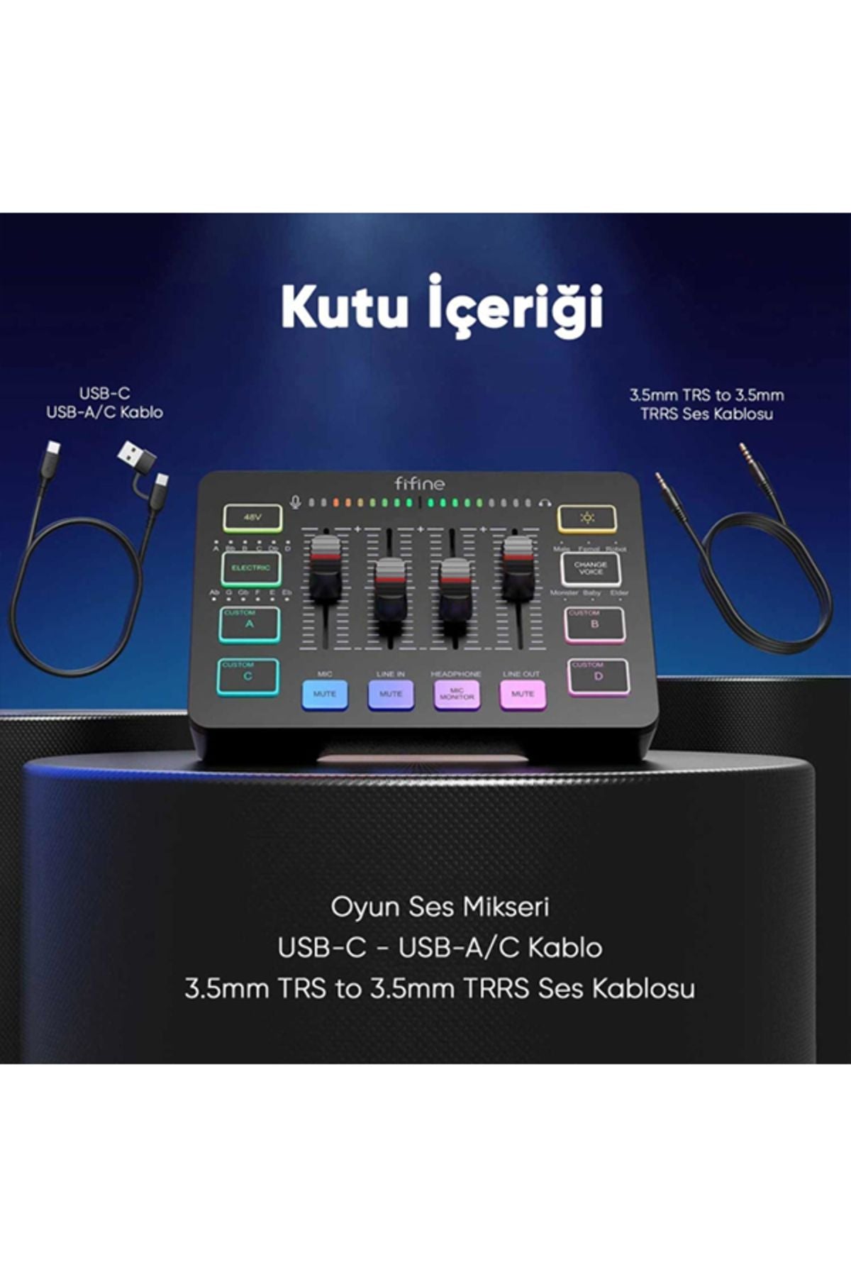 SC3 - CANLI YAYIN SES MİKSERİ