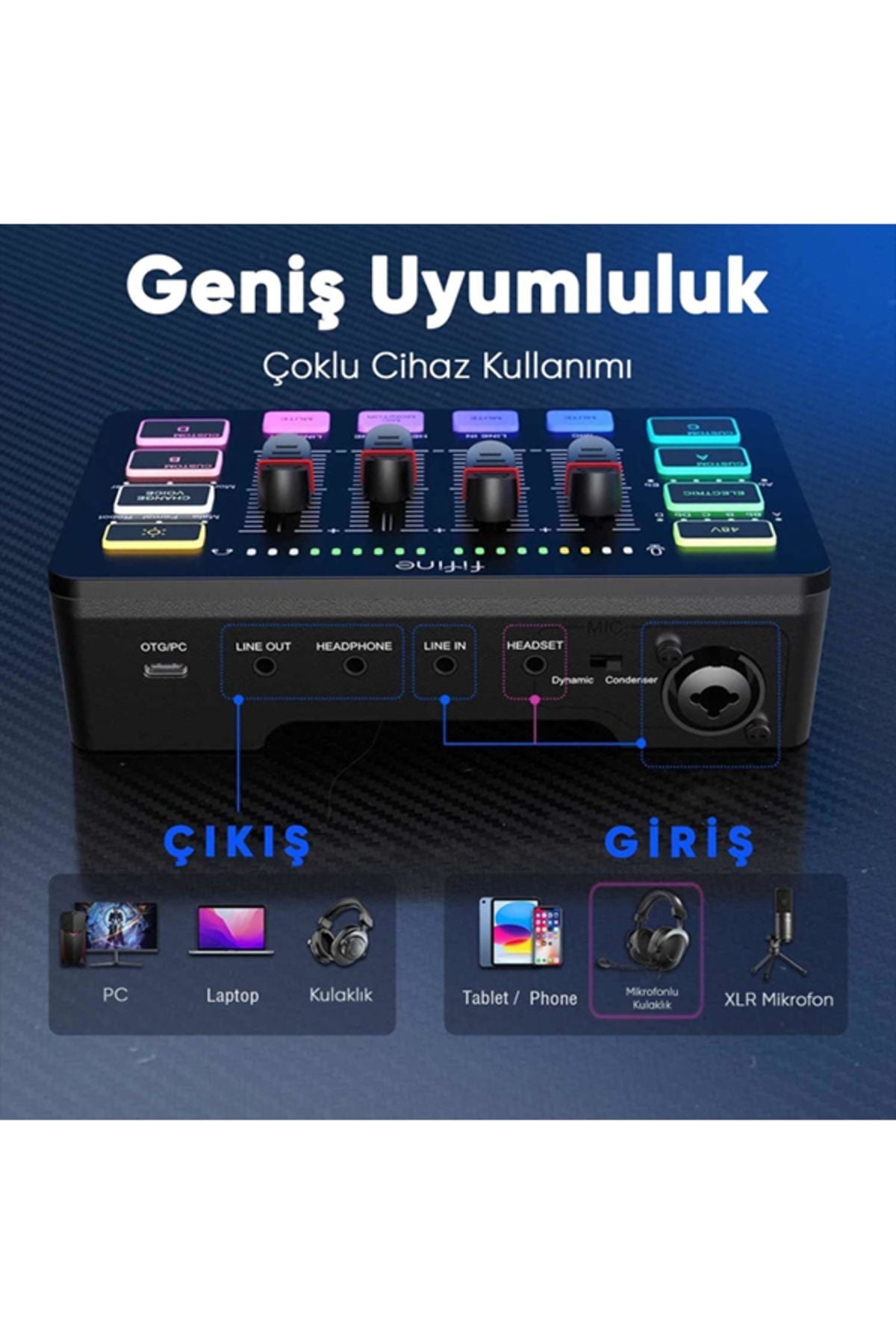 SC3 - CANLI YAYIN SES MİKSERİ