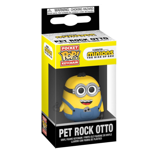 Funko Pocket Pop Minions The Rise Of Gru - Pet Rock Otto Anahtarlık