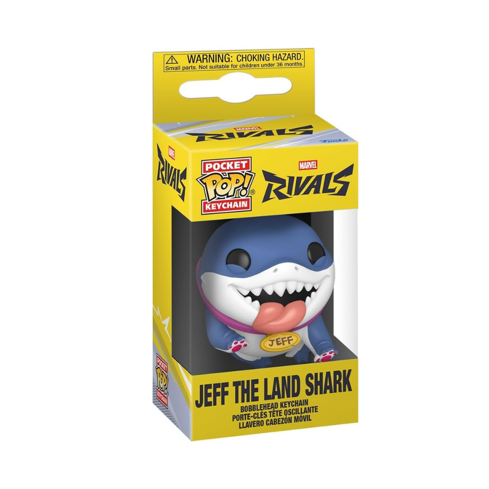 Funko Pop Anahtarlık Marvel Rivals - Jeff The Land Shark