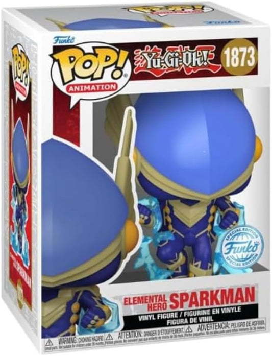 Funko Pop! Animation Yu-Gi-Oh – Elemental Hero Sparkman Special Edition No:1873