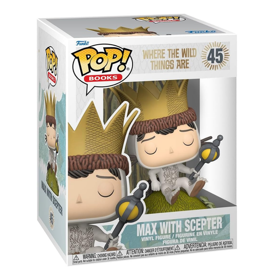 Funko Pop Books: Where The Wild Things Are Max With Scepter 45