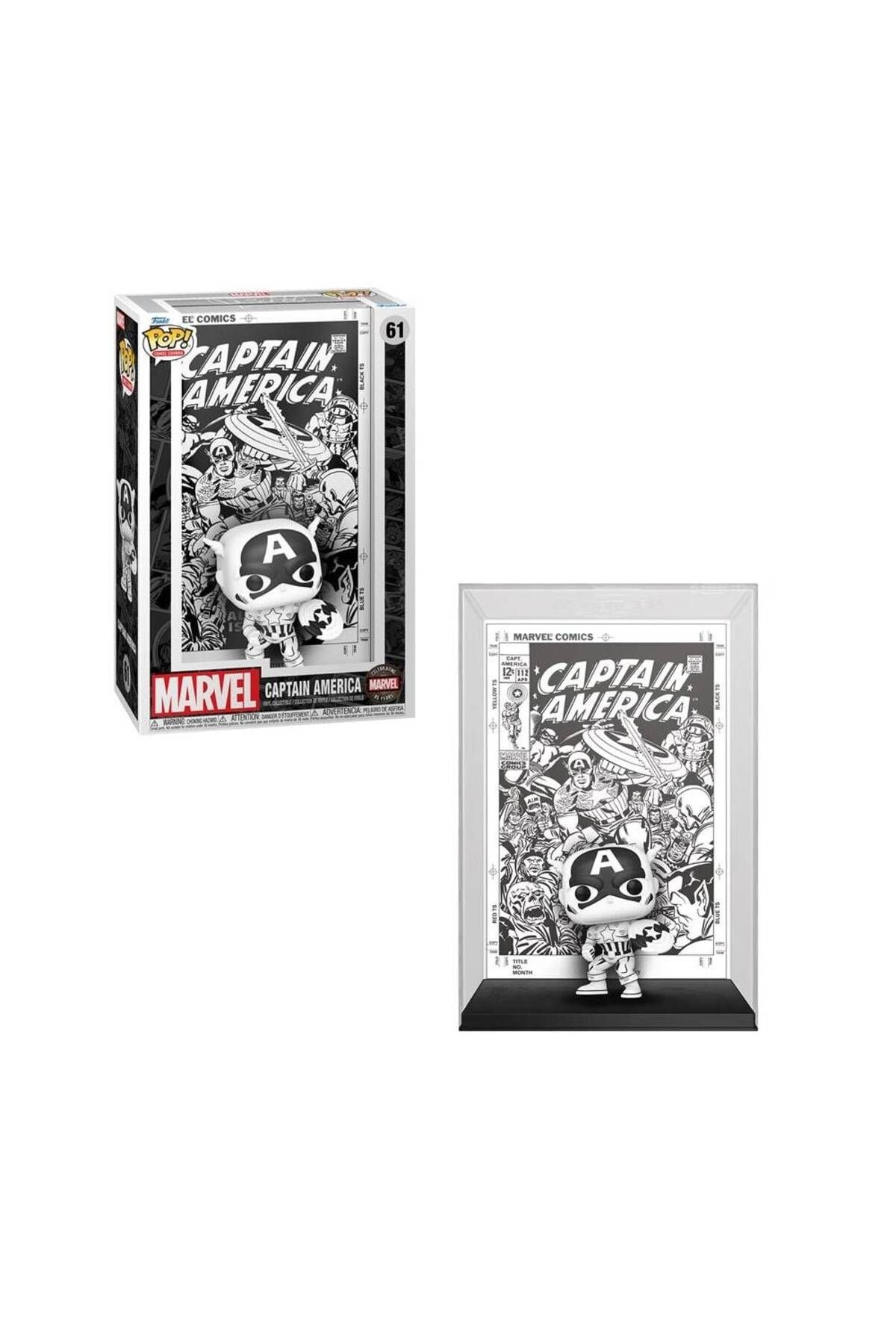 Funko Pop Comic Covers Marvel's 85th - Captain America No:61