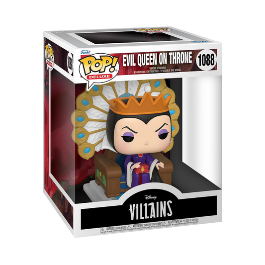 Funko Pop Deluxe Disney Villains Snow White And The Seven Dwarfs - Evil Queen On Throne No:1088