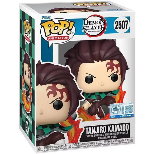 Funko Pop Demon Slayer Tanjiro Kamado with Flaming Sword 2507