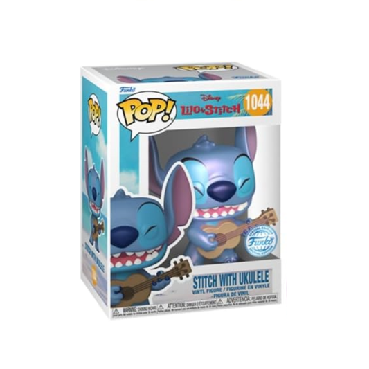 Funko Pop Disney: Lilo and Stitch – Stitch with Ukulele PRL Special Edition No:1044