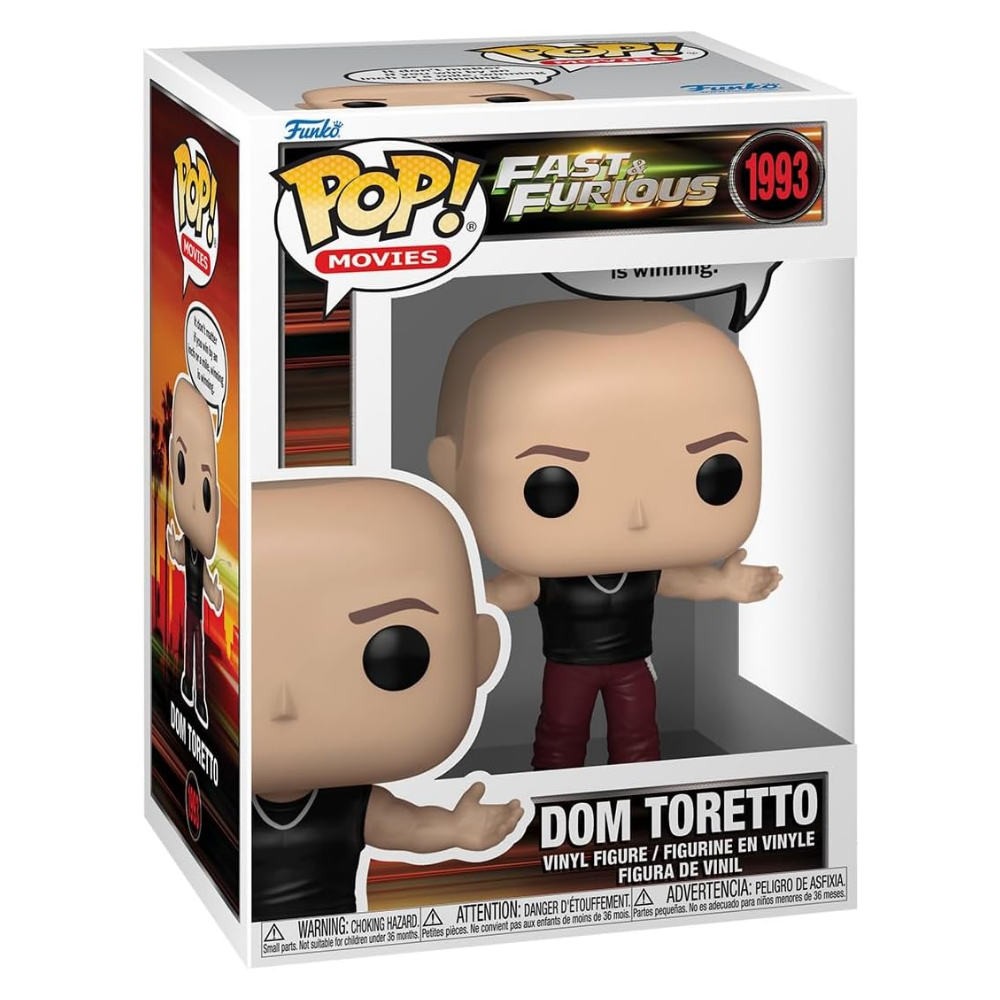 Funko Pop FAST AND THE FURIOUS Dom Toretto 1993