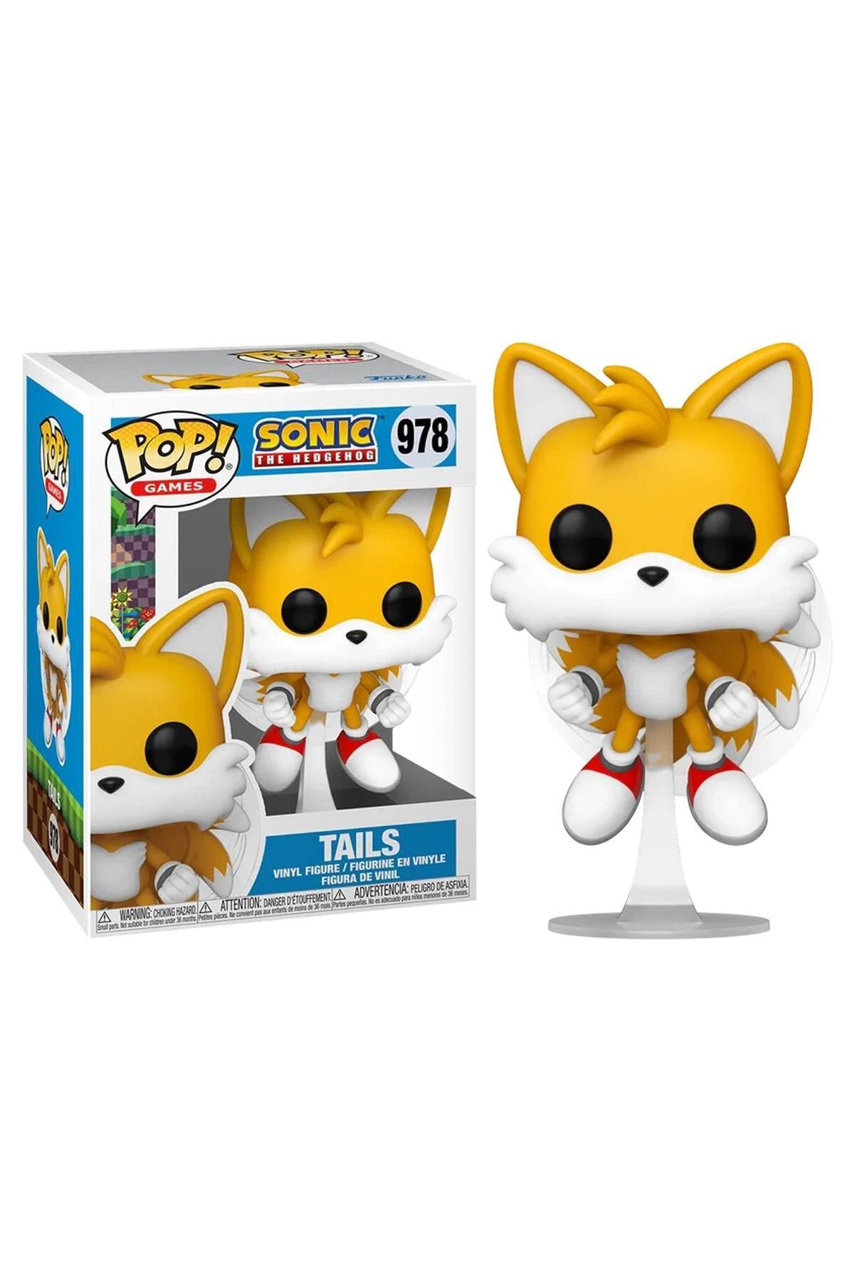 Funko Pop Games Sonic The Hedgehog - Tails Flying Specialty Series No:978