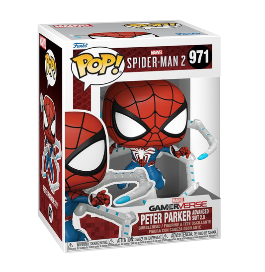 Funko Pop Marvel Gamervese Spider-Man 2 - Peter Parker Advanced Suit 2.0 No:971