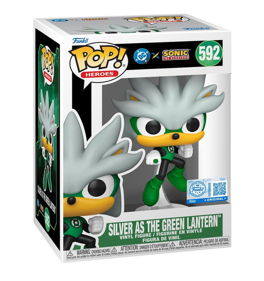 Funko POP Heroes: Sonic- Silver as the Green Lantern Special Edition