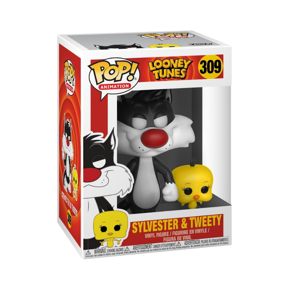 Funko Pop Looney Tunes - Sylvester W/ Tweety Bird No:309