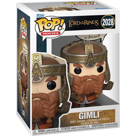 Funko Pop Lord of the Rings Gimli (Nobody Tosses a Dwarf) No:2028