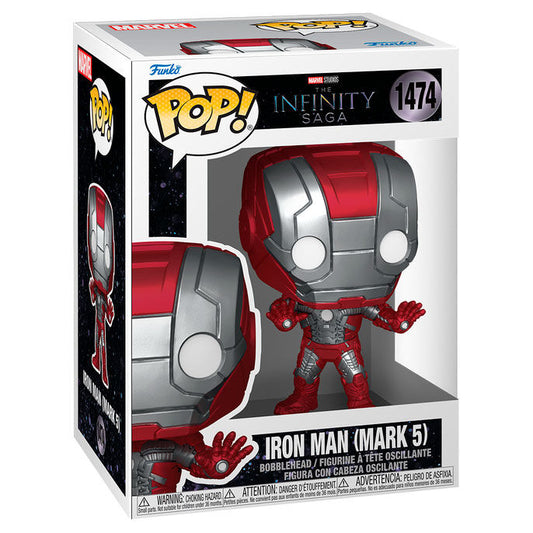 Funko Pop Marvel The Infinity Saga - Iron Man Mark 5 No:1474 Bobble-Head
