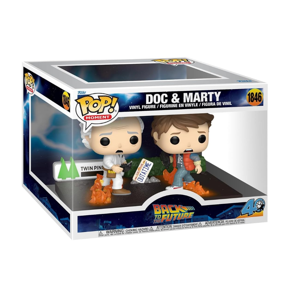 Funko POP Moment:  Back to the Future - Doc & Marty