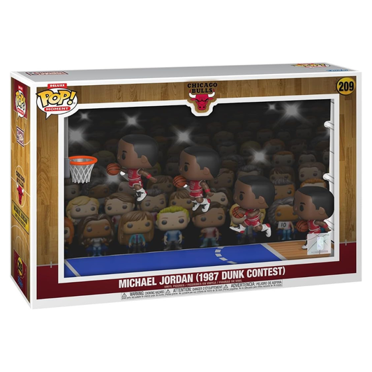 Funko POP- Moments Deluxe - Deluxe Moment Michael Jordan (1987 Smaç Yarışması