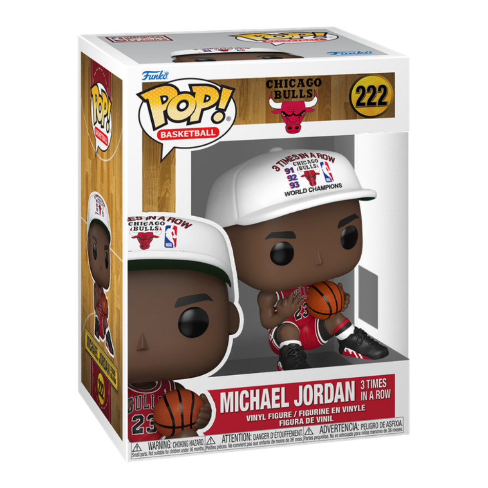 Funko Pop NBA Michael Jordan 3 Times in a Row