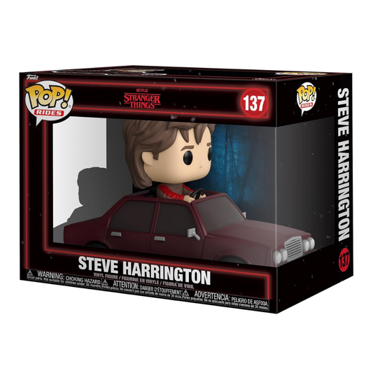 Funko POP Rides Deluxe : Stranger Things - Steve Rides Vinyl Figure