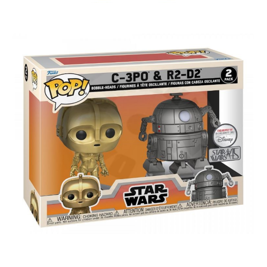 Funko Pop Star Wars Concept - C-3PO & R2-D2 Exclusively at Disney 2-Pack Bobble-Heads