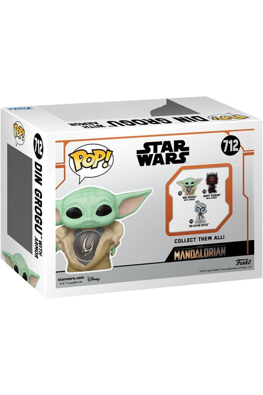 Funko Pop Star Wars Mandalorian - Din Grogu Armor No:712 Bobble-Head