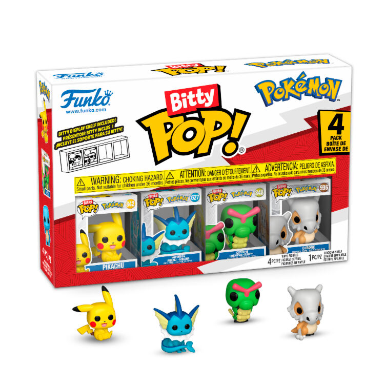 Funko Bitty POP: Pokemon- Pikachu 4'lü Paket