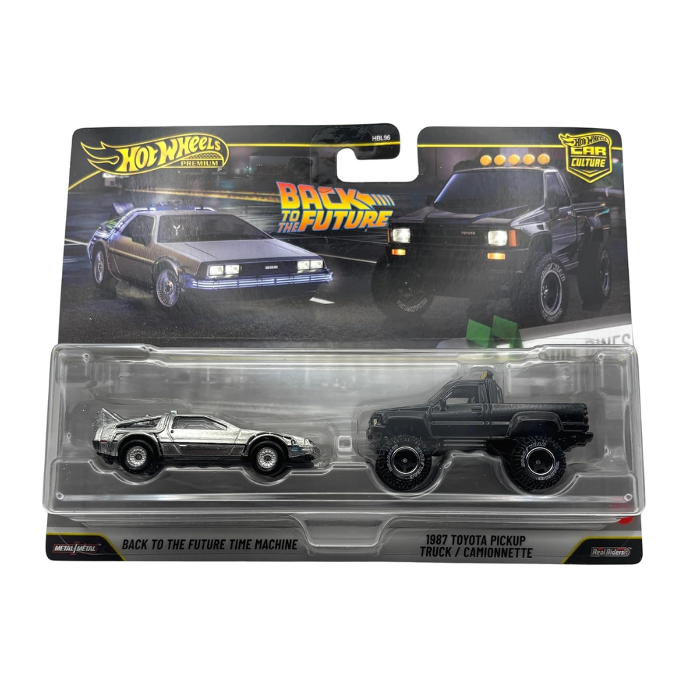 Hot Wheels Car Culture 2’li Paket - Back to the Future DeLorean & 1987 Toyota Pickup