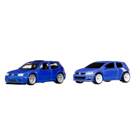 Hot Wheels Premium Culture Car 2-Pack VW Golf R32 & Golf MK7