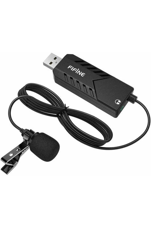Fifine K053 Kablolu USB Yaka Mikrofonu