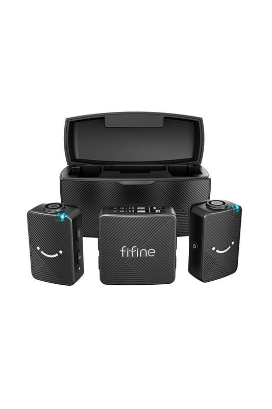 M9 - Fifine Kablosuz Yaka Mikrofon Seti
