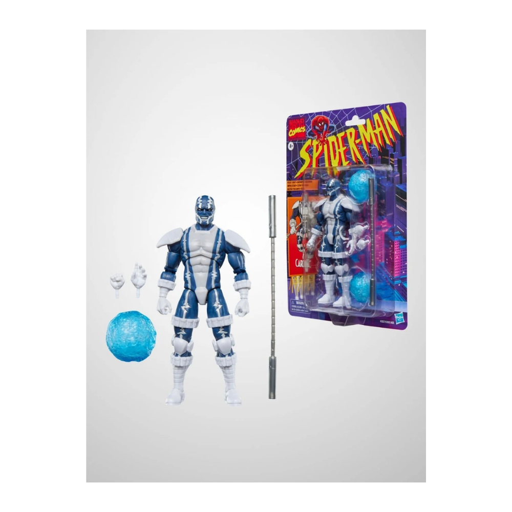 Marvel Legends Cardiac,Retro Cardback Spider-Man Comics Aksiyon Figürü