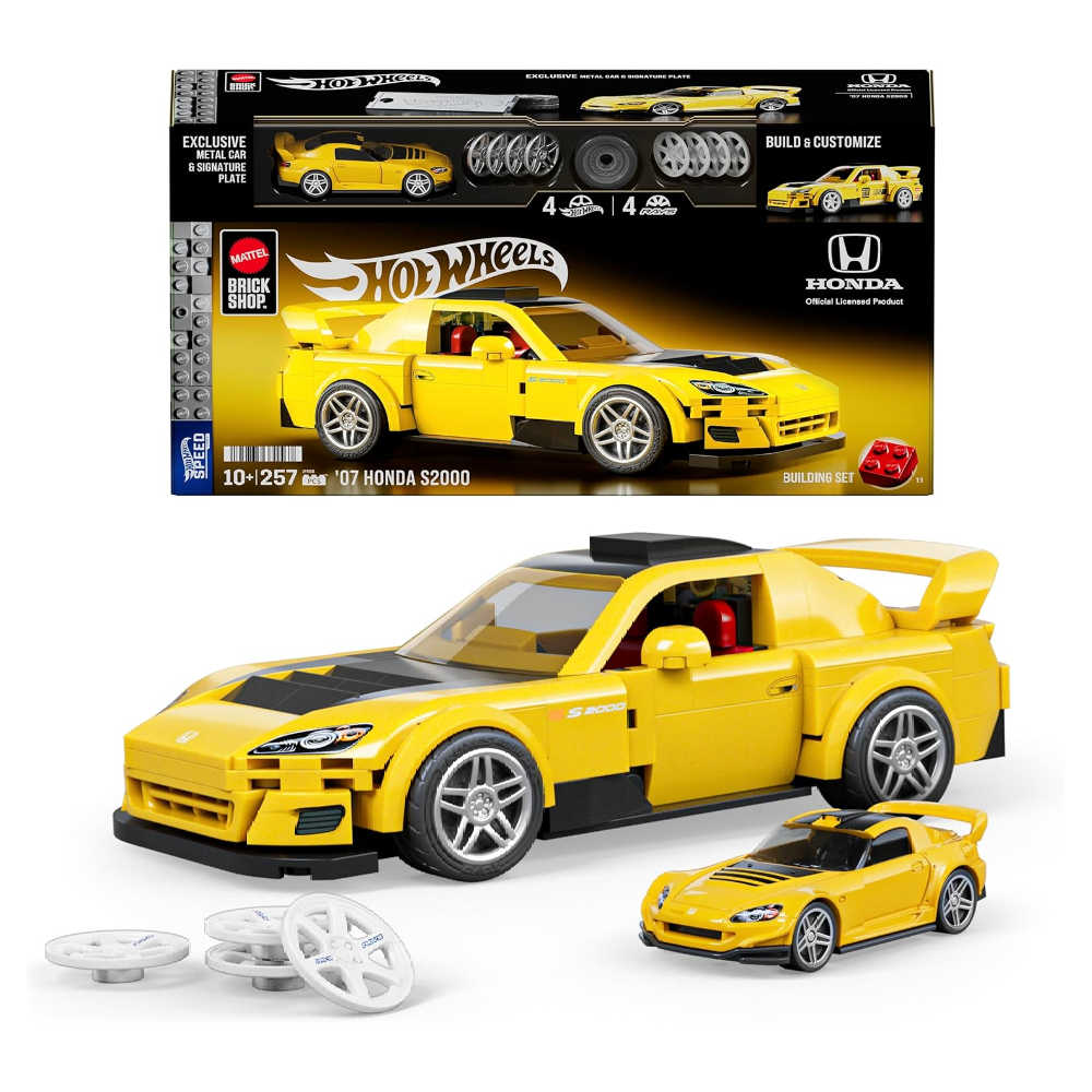 Mattel Brick Shop Hot Wheels ’07 Honda S2000