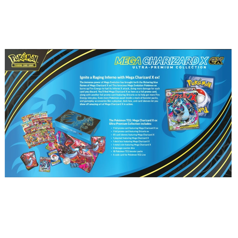Pokemon TCG Mega Charizard X ex Ultra Premium Collection - Sınırlı Sayıda Koleksiyoner Seti