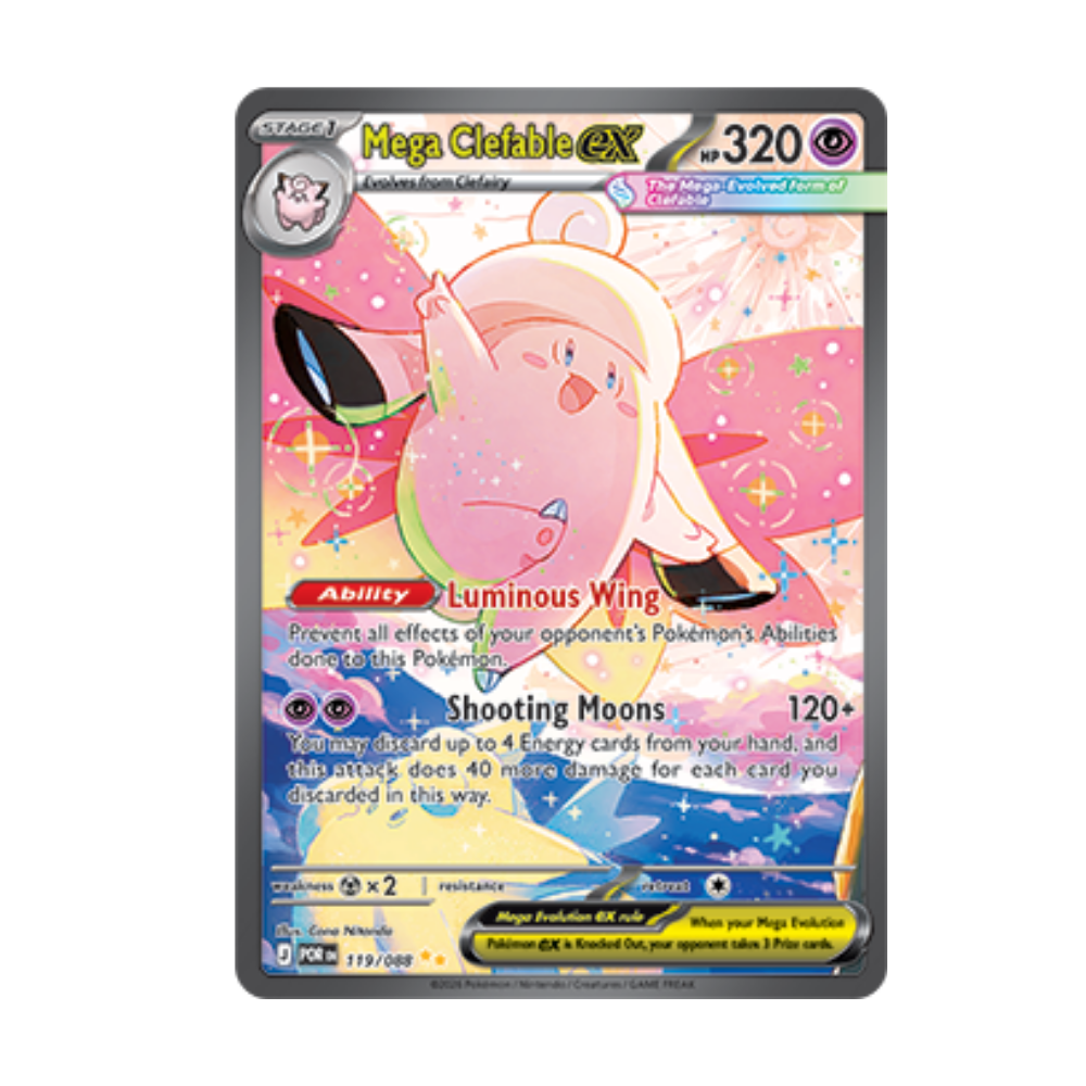 POKEMON TCG Mega Clefable ex #119