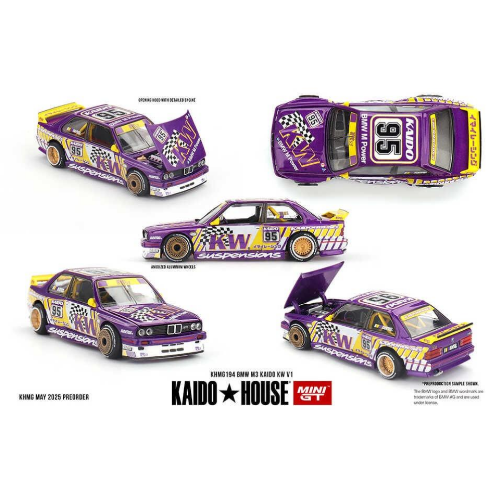Mini GT 1/64 Kaido BMW M3 Kaido KW V1 NO: 194