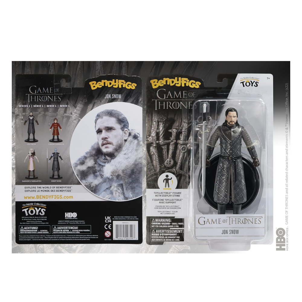 Noble Collection Bendyfigs Game of Thrones Jon Snow Figür
