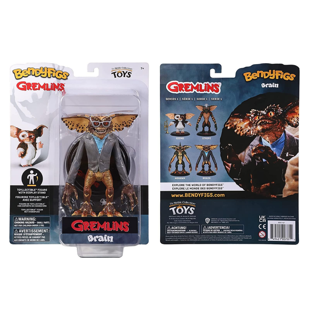 Noble Collection Bendyfigs Gremlins Brain Figür
