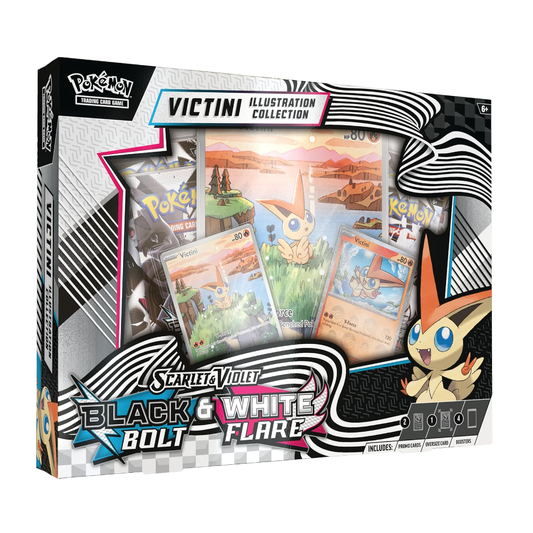 Pokemon Company Pokemon TCG - Scarlet & Violet 10.5: Black Bolt & White Flare Victini Illustration Collection