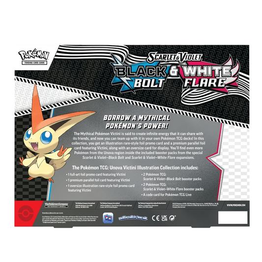 Pokemon Company Pokemon TCG - Scarlet & Violet 10.5: Black Bolt & White Flare Victini Illustration Collection